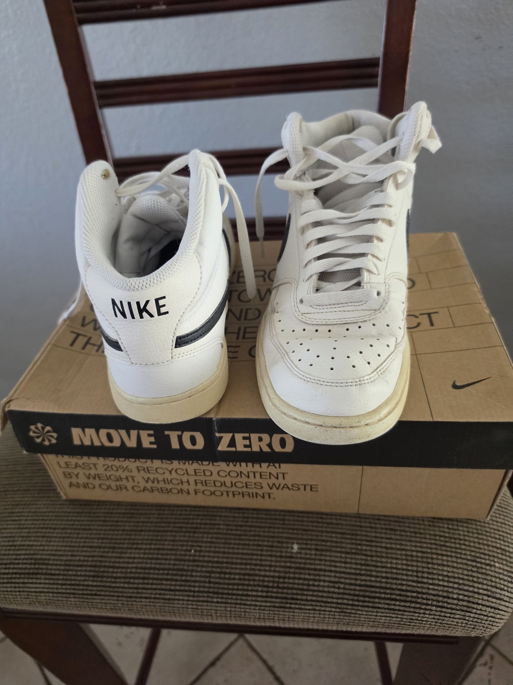 Nike Men's White High-Top Sneakers